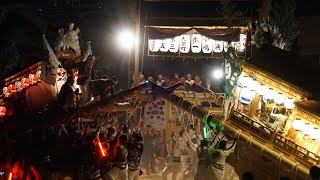 令和元年 大官町VS本一 山合わせ 築地だんじり祭