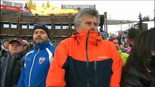 Downhill ski crash - Marc Gisin, Val Gardena 2018