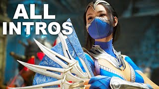 MORTAL KOMBAT 1 Kitana All Intros MK1