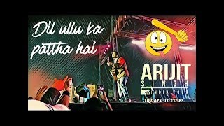 Ullu Ka Pattha - Live | Arijit Singh Live | MTV India Tour 2018 HD