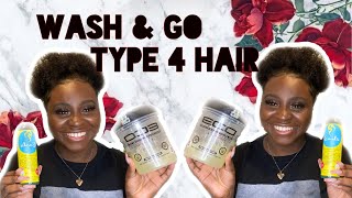 MY QUICK WASH & GO ROUTINE | TYPE 4 NATURAL HAIR