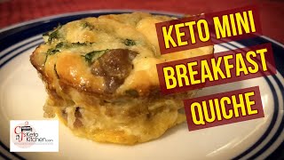 Keto Mini Breakfast Quiche Recipe | Great for Meal Prep #keto #ketodiet #ketorecipes