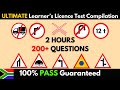 2 HOURS of Tough Learner's License Test Questions - Can You Pass? -2024. (Real Test)| 200+ Questions