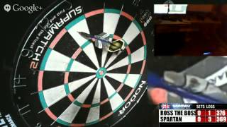 webcamdarts.com [Equalizer] Ross The Boss (1) vs (5) Spartan