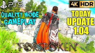 Forspoken Update 1.04 PS5 | Forspoken Quality Mode Gameplay | Forspoken Today Update 1.004 Gameplay