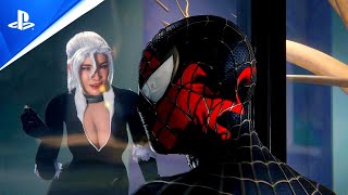 New Raimi Black Cat Outfit With Peter Transformation Suit In Marvel's Spider Man Mod Scenes