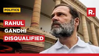 Rahul Gandhi Disqualified As MP After Conviction In Defamation Case