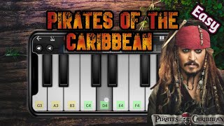 Pirates of the Caribbean theme music 🎼 Piano lesson with chords🎹 Easy Piano lesson
