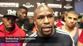 Mayweather"Who do U know who made 800mill in the sport of boxing"|Mentoring his young fighters