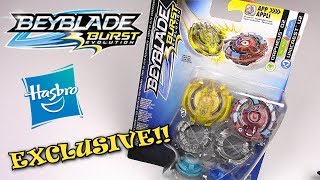 ORPHEUS O2 \u0026 UNICREST U2 Unboxing!! HASBRO EXCLUSIVE Beyblade Burst Evolution