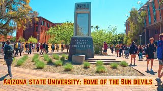 Campus Walking Tour - Arizona State University ASU (4K)