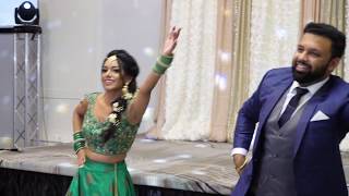Sangeet Bride and Groom Dance Performance | Punjabi Wedding Dance with Bride's Mom and Bride Tribe