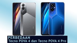 Perbedaan Tecno POVA 4 dan Tecno POVA 4 Pro