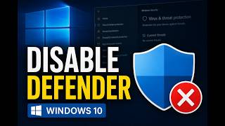 Disable Windows Defender Permanently (Windows 10 Guide)