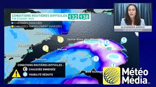 Tempête sur l'est du Québec mise à jour