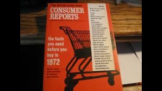 CONSUMER REPORTS  BUYING GUIDE 1972