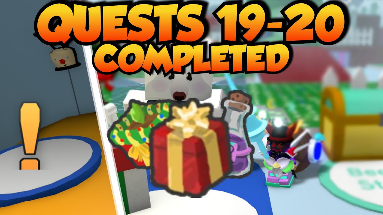 Bee Bear Quests 19-20 Completed! Snow Cub & BBM's Quest! Bee Swarm ...