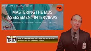 Mastering the MDS Assessment Interview Under PDPM 12 2020