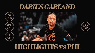 Cavs vs Sixers | Darius Garland Highlights | 12.21.2024