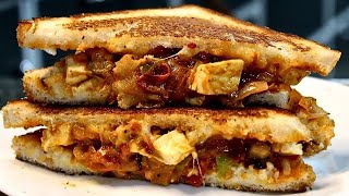 चीज़ पनीर सैंडविच | Cheese Paneer Sandwich recipe | Veg Sandwich Recipe | Sandwich | Snack Recipe
