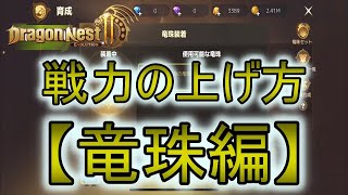 【ドラネス２】戦力の上げ方！「竜珠編」【ドラゴンネスト２】【ドラゴンネスト２エボリューション】