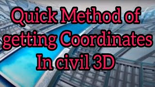 Quick method of getting Coordinates in civil 3D | Polyline automatic Vertices method |