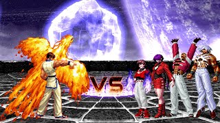 [KOF Mugen] Kim 98 Vs Orochi Team