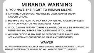 Miranda warning