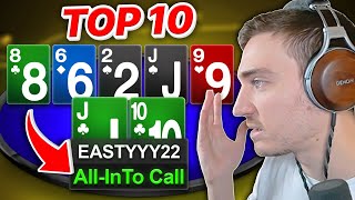 IS ANYONE EVER BLUFFING?! | Top 10 Hands Ep. 181