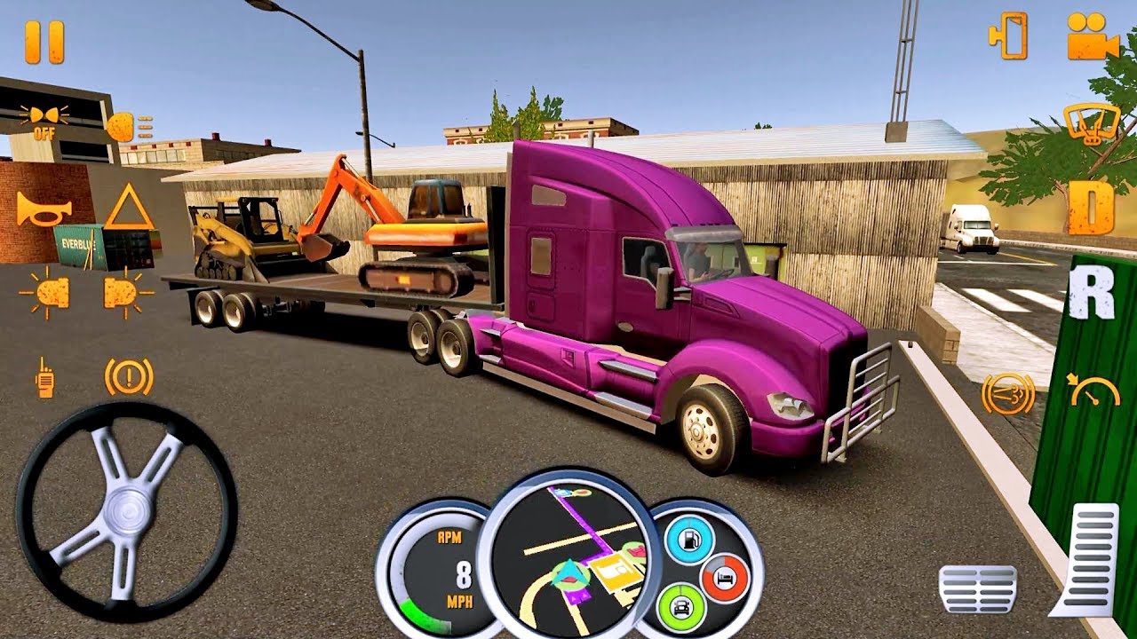 Truck Simulator USA #9 Truck Games Android IOS Gameplay - YouTube