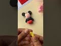 Diy Mickey mouse keychain ☺️#youtubeshorts#diy clay keychain 🤩#viralvideo