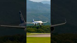 【JA212A】ANA A320萩石見空港着陸　#ana#a320#萩石見空港 #益田市