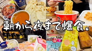 【爆食】1日中食べまくる休日🍛【食事密着】