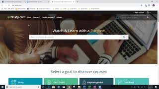 Study.com Teacher Plan Demo - Navigating a New Account