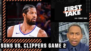 Stephen A. blames Paul George for the Clippers losing Game 2 | First Take
