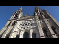 フランス・シャルトルノートルダム大聖堂　ステンドグラスが素晴らしい　世界遺産cathedrale notre dame de chartres