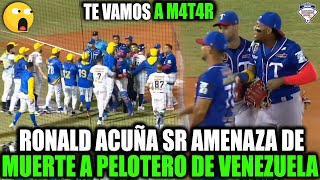 RONALD ACUÑA AMENAZA de MUERT3 a Pelotero por PELEA y PROBLEMA en Venezuela MIRA LO QUE DIJO MLB