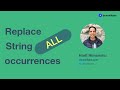 How to find and replace all occurrences of a String in JavaScript