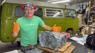 VW Bay Window Subaru Conversion Build Series #001 - Unboxing Factory Subaru EJ25 Short Block Motor