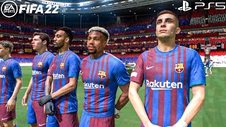 FIFA 22 PS5 | Barcelona Vs Sevilla Ft. Auba, Traore, Torres, | UEFA Europa League Final - Gameplay