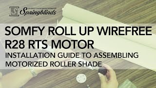 SPRINGBLINDS: SOMFY Roll Up WireFree R28 RTS Motor Assembly