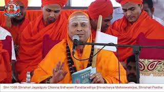 Shri Channa Sidharam Panditaradhya Shivacharya Mahaswamijee Speech on Halakere  Pattadikar Function.