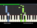 how to play unchained melody easy piano tutorial righteous brothers