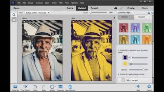Creating a Duotone (mono color) Effect in Elements 2021