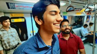 Part-1 Govind dev ji ke jate time. Metro mai ye kya dikha. #youtube #comedy #viralvideos