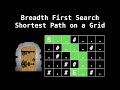 Breadth First Search grid shortest path | Graph Theory