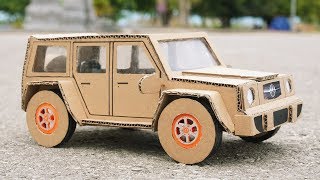 How to Make a Car from Cardboard - DIY Mercedes Car