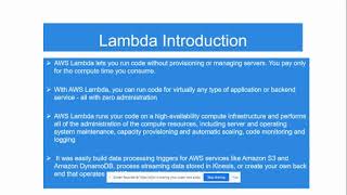 AWS Lambda Overview - Part 2