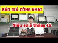 Siêu sale tháng 12 giảm giá cực sâu cho đèn năng lượng mặt trời chống lóa 500w cực sáng