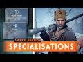 ► SOLDIER SPECIALISATIONS: HOW DO THEY WORK? - Battlefield 1 In The Name Of The Tsar DLC